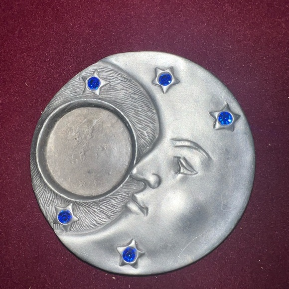 Vintage Whimsical Moon Candle Holder - Picture 3 of 6